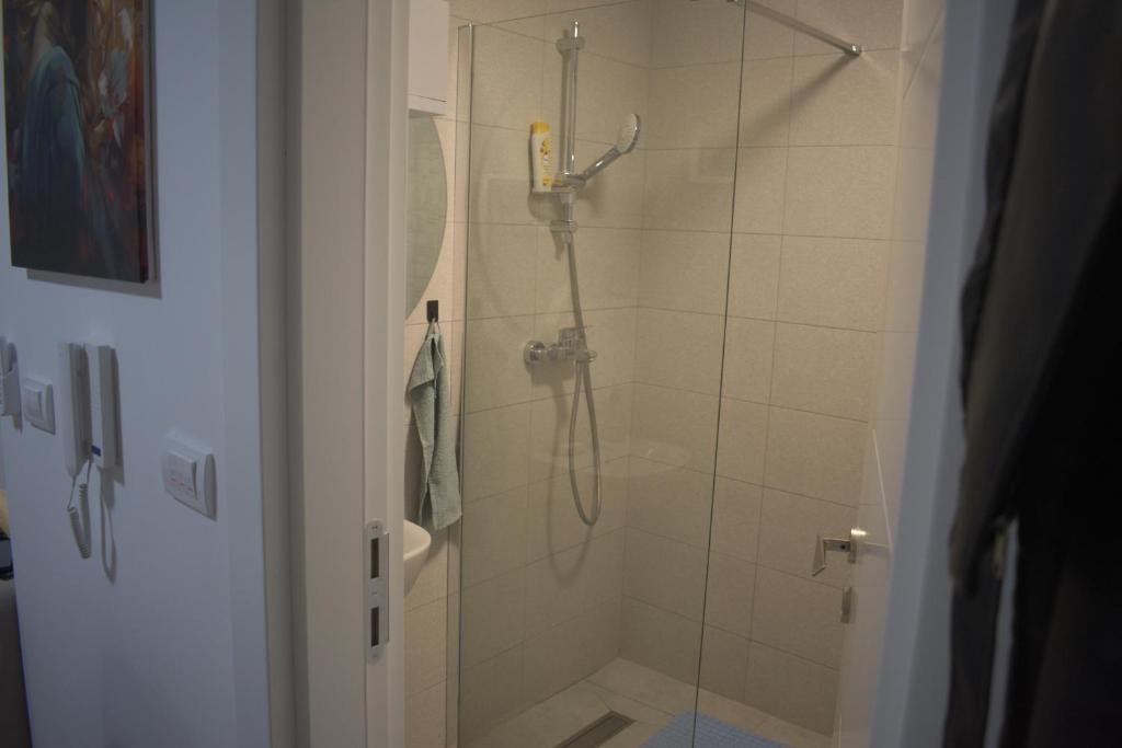 Koupelna v ubytování Studio apartman Delight Vrnjačka banja