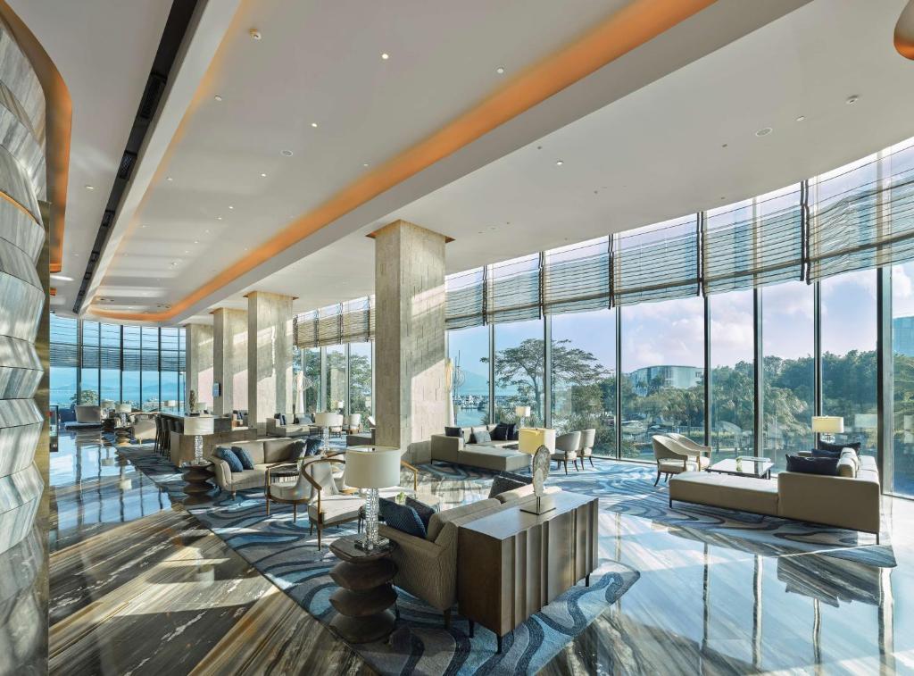 Posezení v ubytování Hilton Shenzhen Shekou Nanhai