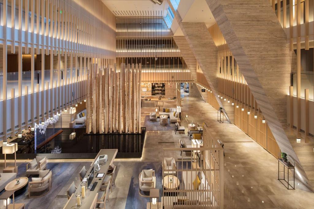 Restaurace v ubytování Hilton Shenzhen Shekou Nanhai
