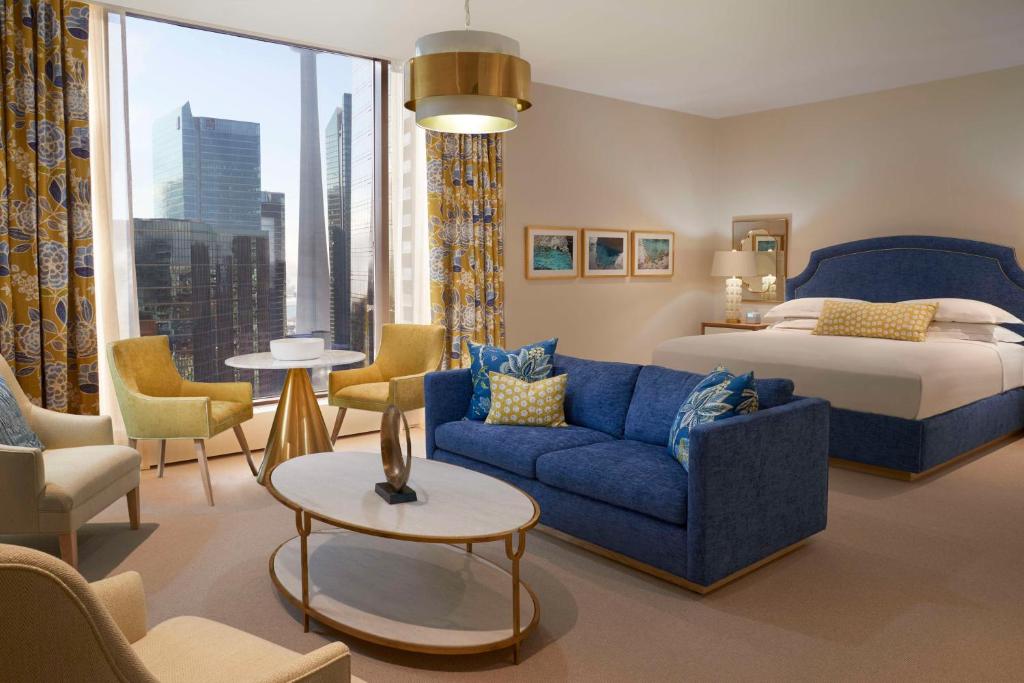 Posezení v ubytování Hilton Toronto