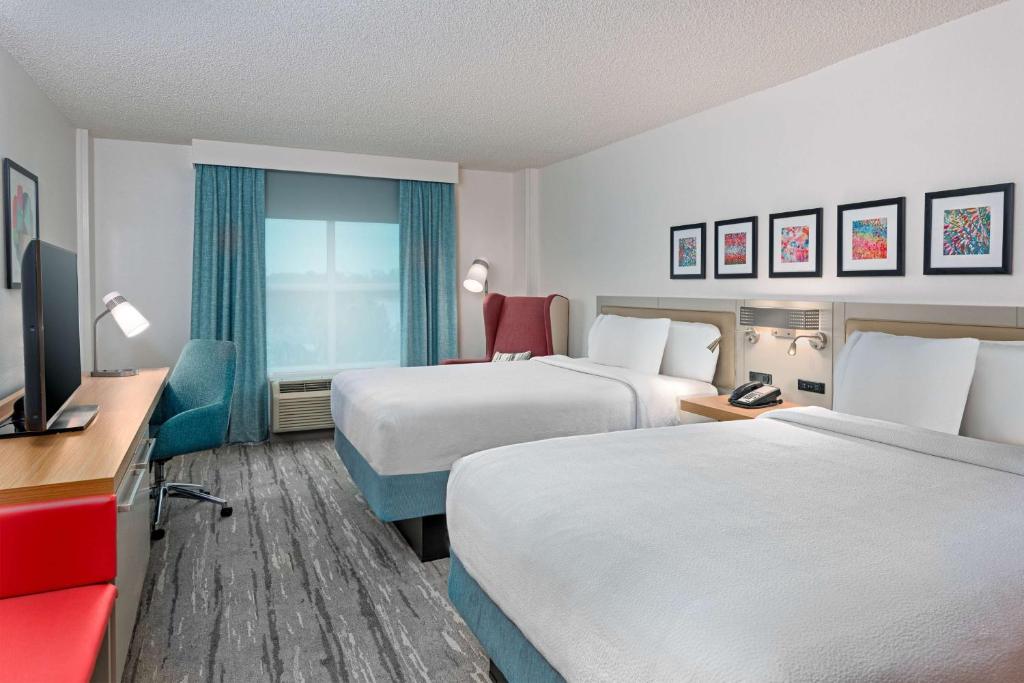 Hilton Garden Inn Tampa Airport/Westshore - 皇后区有两张大号床