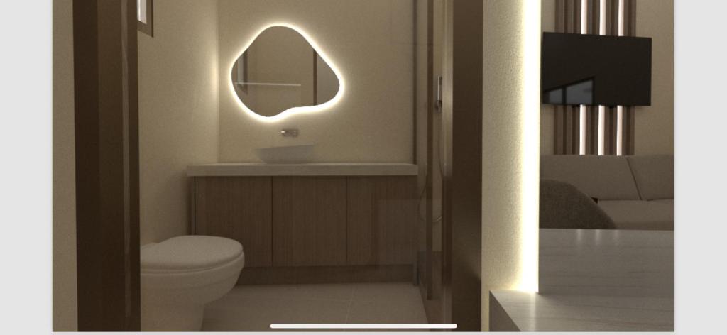 Kúpeľňa v ubytovaní Baywatch Suites