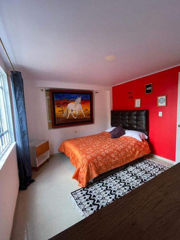 Postel nebo postele na pokoji v ubytování Casa THEMIS SAS