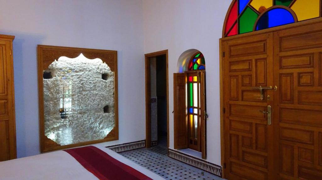 Koupelna v ubytování Riad Sabah