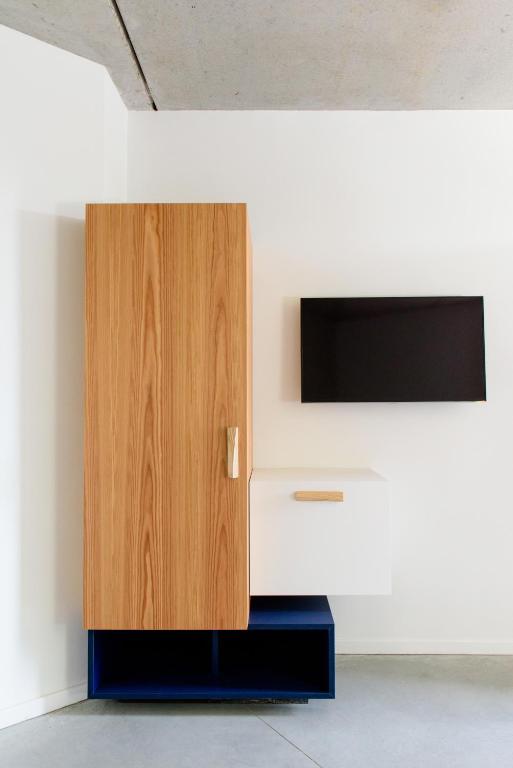 TV o dispositivi per l'intrattenimento presso Hôtel Belvue