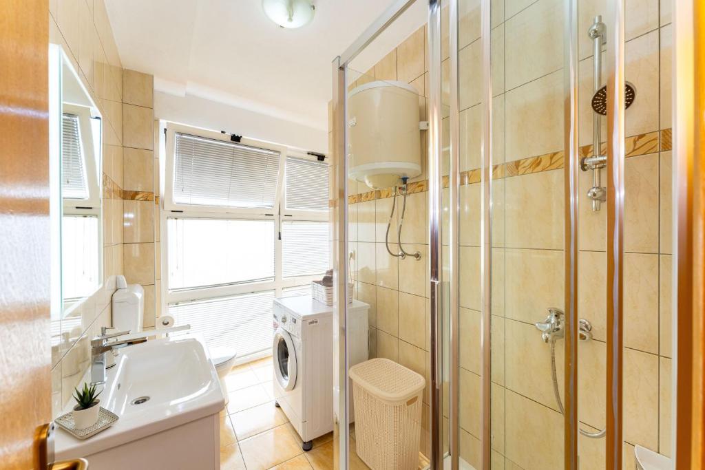 Kúpeľňa v ubytovaní ApartmentHouse Ivana