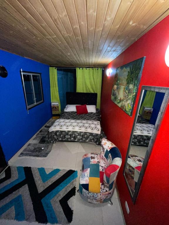 Postel nebo postele na pokoji v ubytování Casa THEMIS SAS