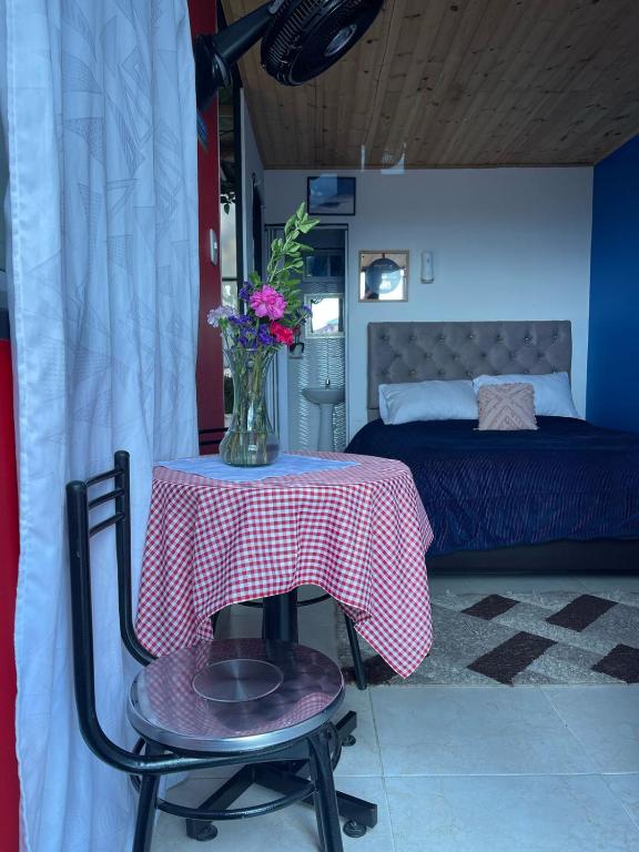 Postel nebo postele na pokoji v ubytování Casa THEMIS SAS