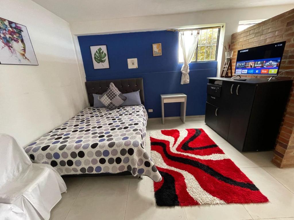 Postel nebo postele na pokoji v ubytování Casa THEMIS SAS