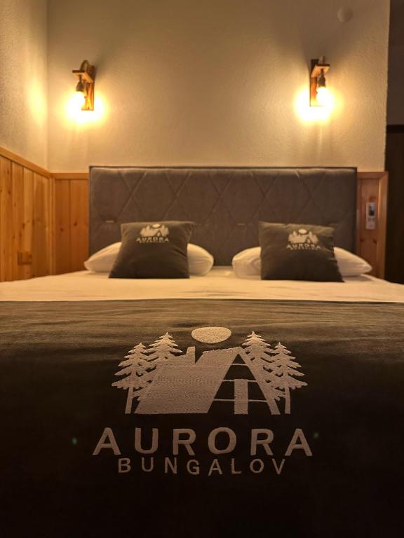 Postel nebo postele na pokoji v ubytování Aurora Suit Bungalov