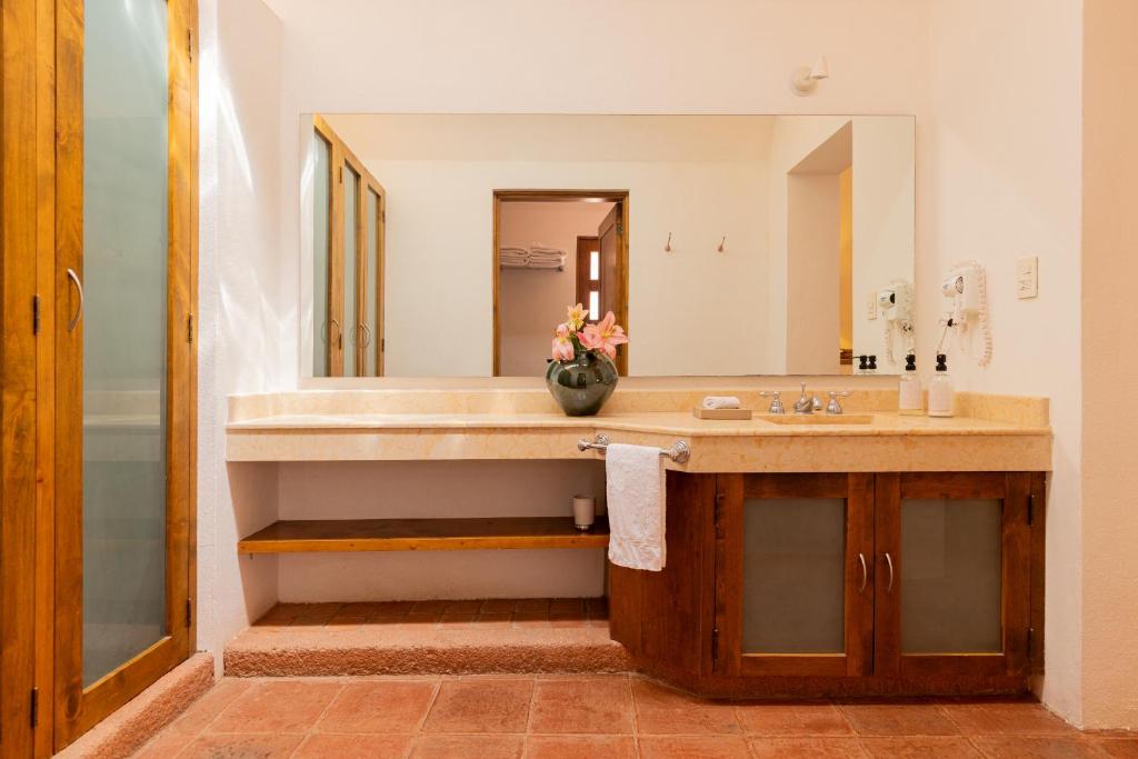 Koupelna v ubytování Hotel Casa De Quino