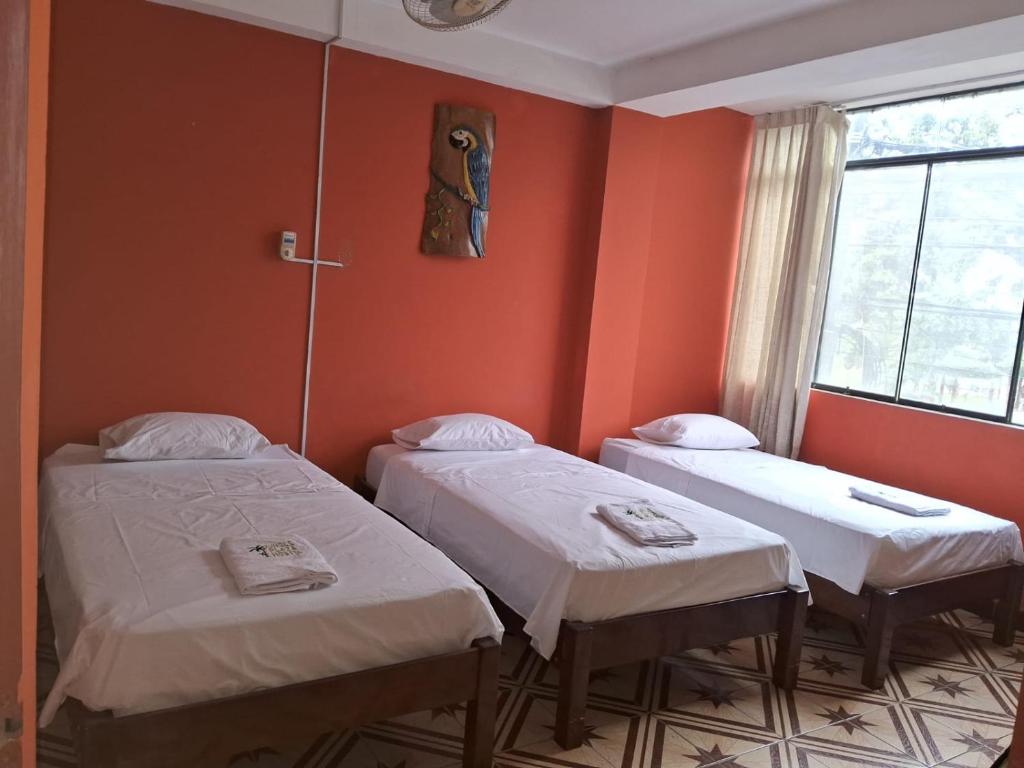 Postel nebo postele na pokoji v ubytování Plaza Jungle Hostel