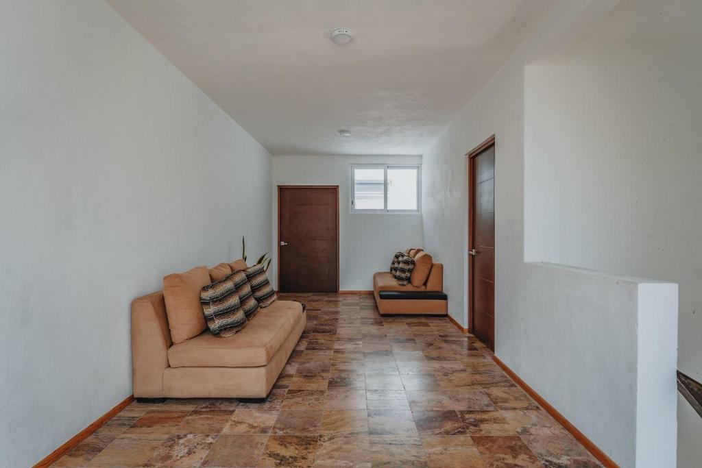 Posezení v ubytování Amplia Habitación Privada Centro