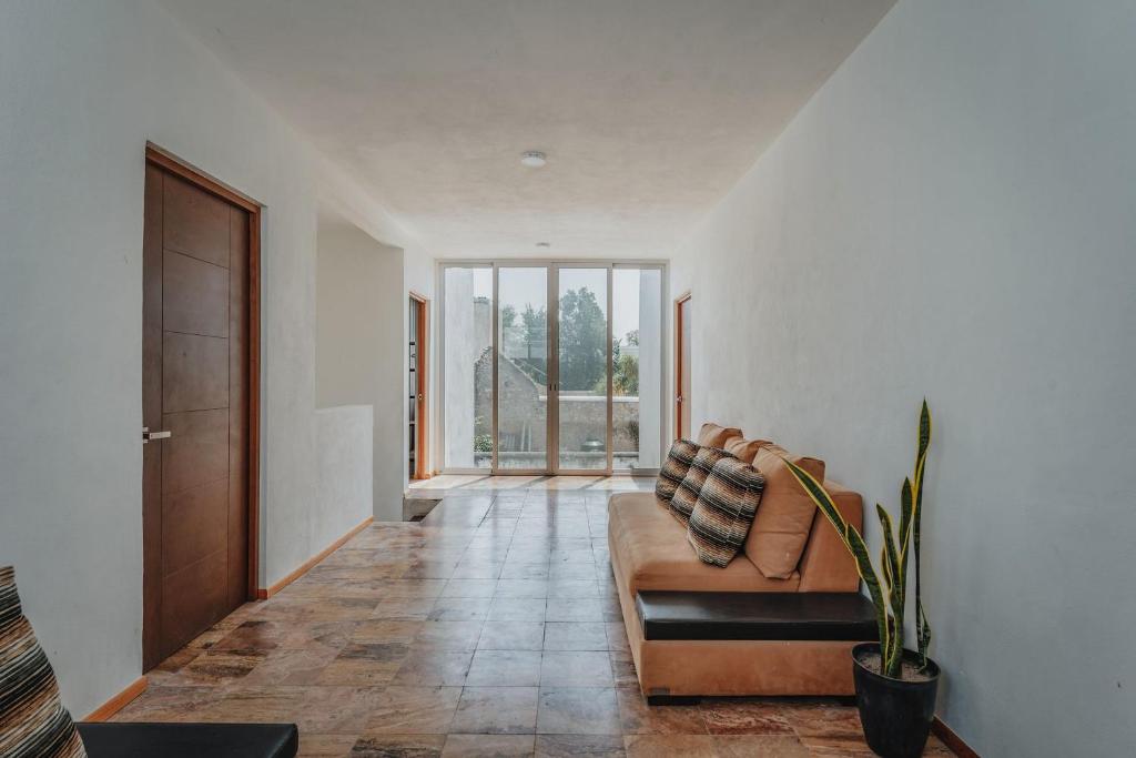 Posezení v ubytování Amplia Habitación Privada Centro