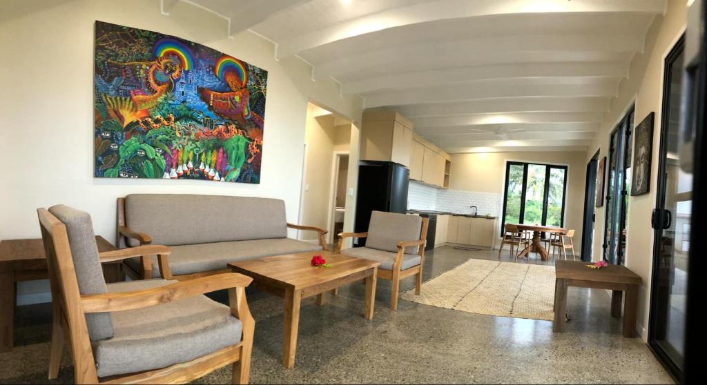 TV a/nebo společenská místnost v ubytování Audreys Place