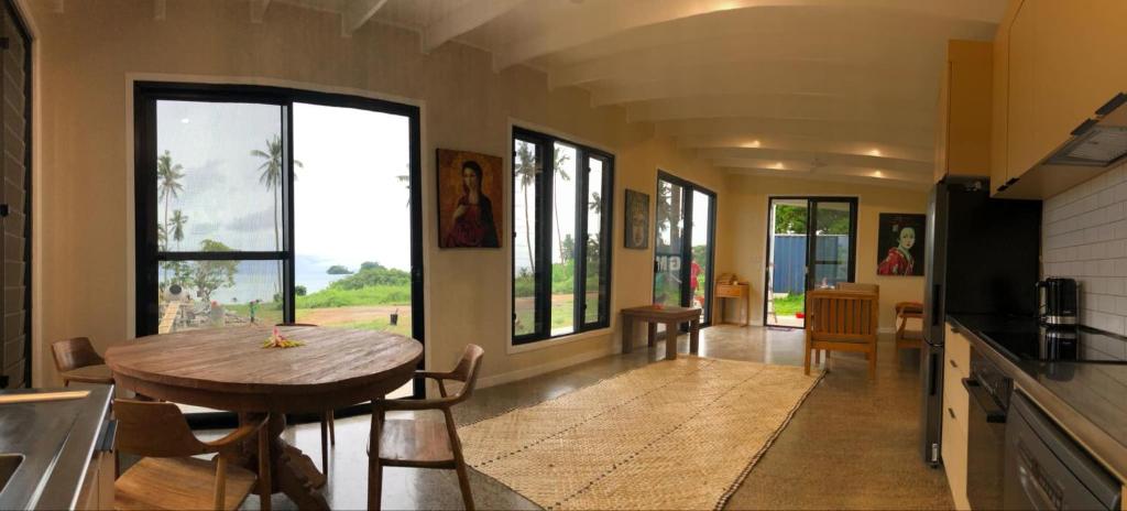Kuchyň nebo kuchyňský kout v ubytování Audreys Place