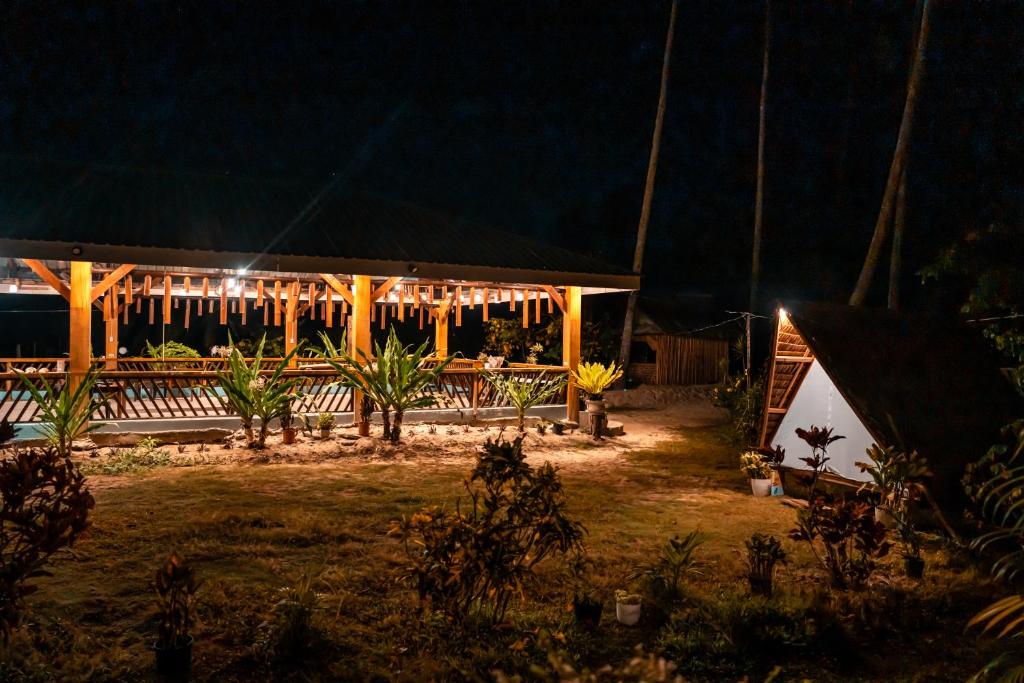 Zahrada ubytování Amihan Beach Hostel