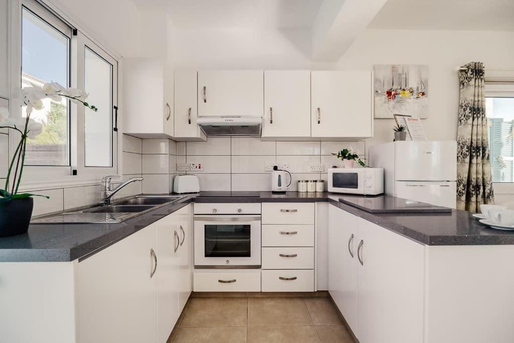 Kuchyň nebo kuchyňský kout v ubytování Villa Lemon Tree