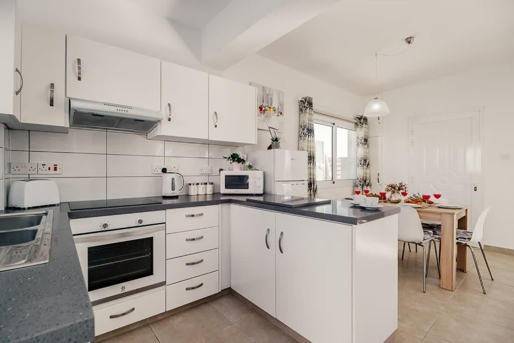 Kuchyň nebo kuchyňský kout v ubytování Villa Lemon Tree