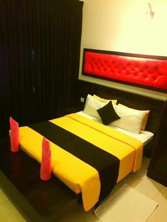 Postel nebo postele na pokoji v ubytování Motel VIP
