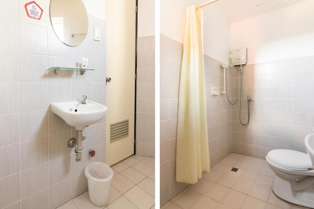 Koupelna v ubytování Orange Nest Hotel