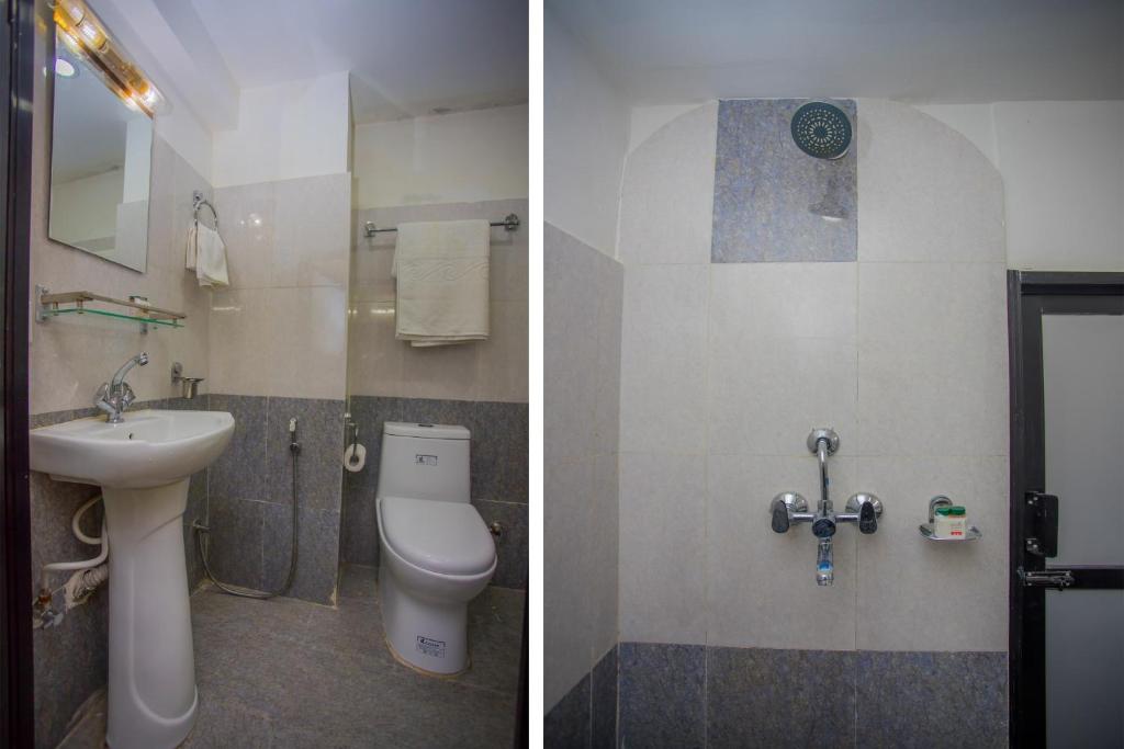 Koupelna v ubytování OYO 297 Hotel Aayam