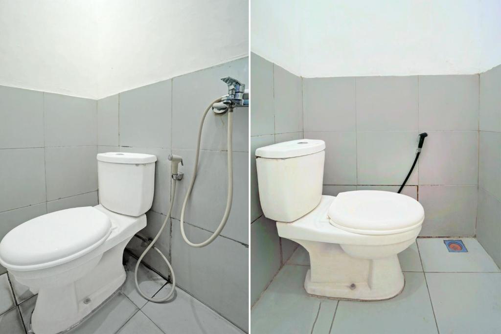 Koupelna v ubytování Hotel O Mojoanyar Near Terminal Bis Mojokerto