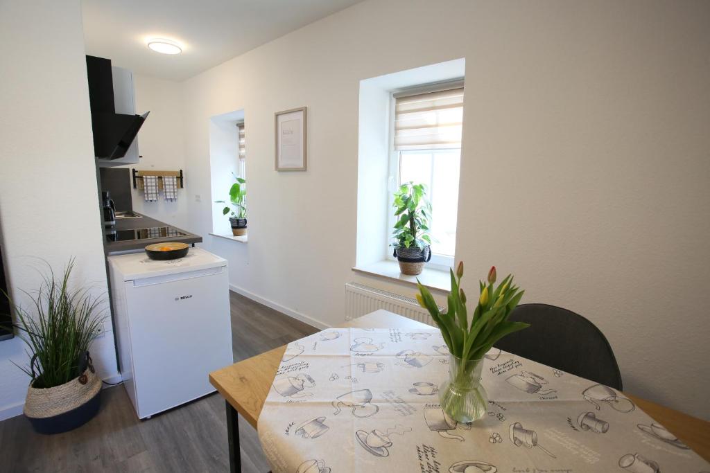 Ferienwohnung Zschopau Zentrum - Chambre Double De Luxe Avec Douche