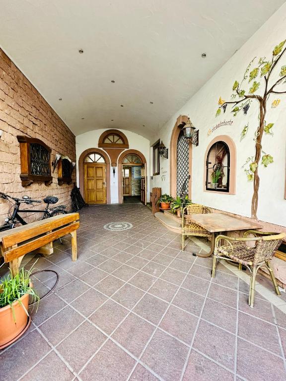 Patio nebo venkovní prostory v ubytování Gasthaus Grafenstuben