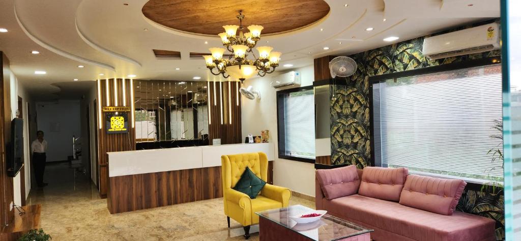 Posezení v ubytování Hotel Agra Hotel Grand View