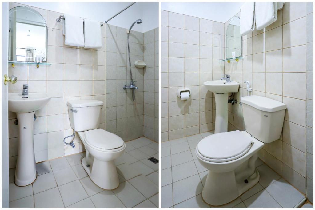 Koupelna v ubytování OYO 210 Apple Tree Suites