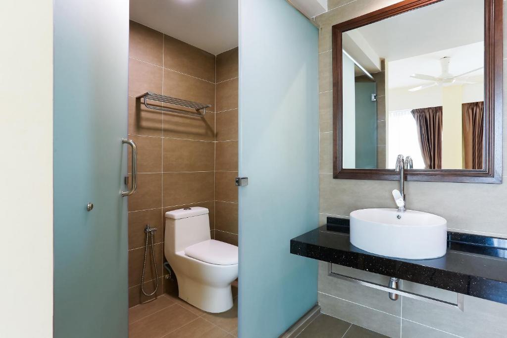 Koupelna v ubytování Collection O Hotel Super Cowboy