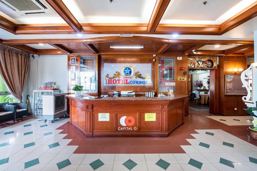 Vstupní hala nebo recepce v ubytování Collection O Hotel Super Cowboy