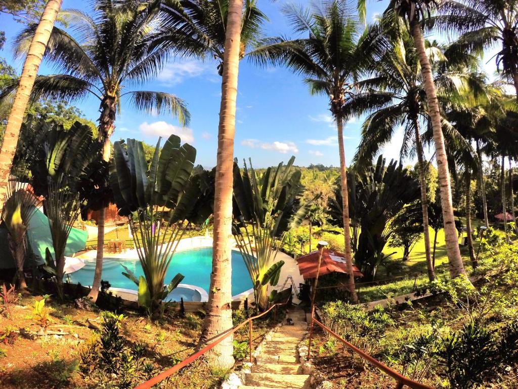 Bazén v ubytování Al Hamra Jungle Resort nebo v jeho okolí