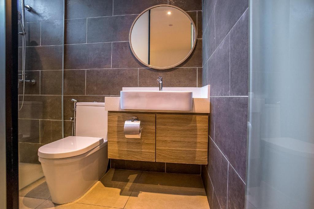Koupelna v ubytování OYO 89576 Mokka Hotel