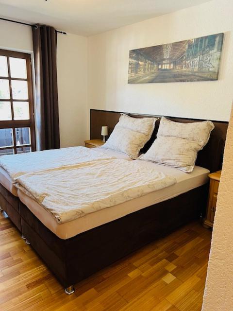 Postel nebo postele na pokoji v ubytování Landhaus Magnus