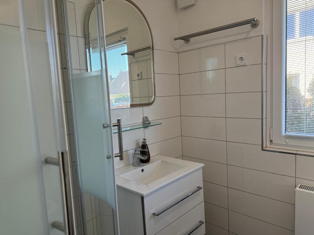 Koupelna v ubytování Haus Ostseestrand36