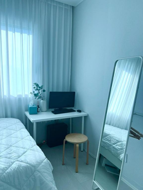 Postel nebo postele na pokoji v ubytování Rest house