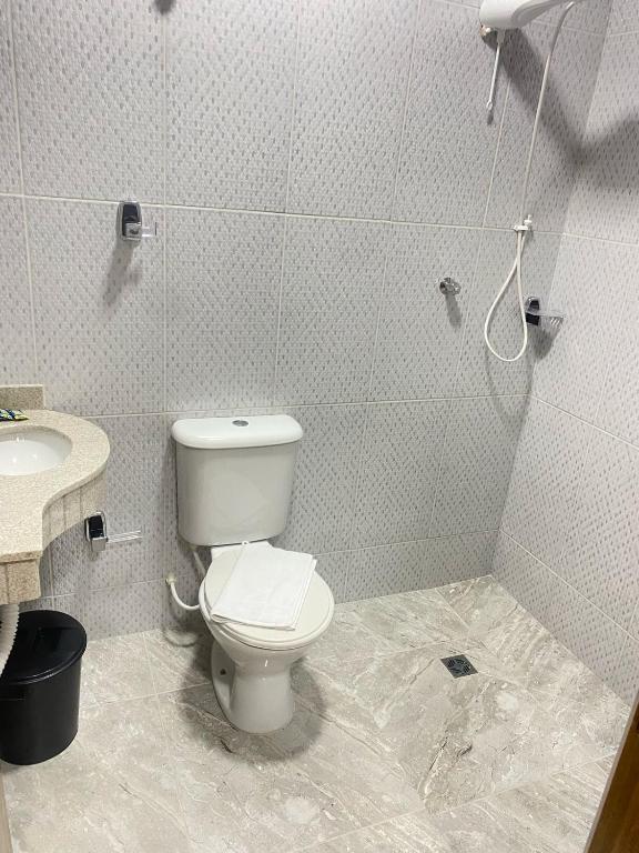 Koupelna v ubytování Pousada Sagrada Devoção