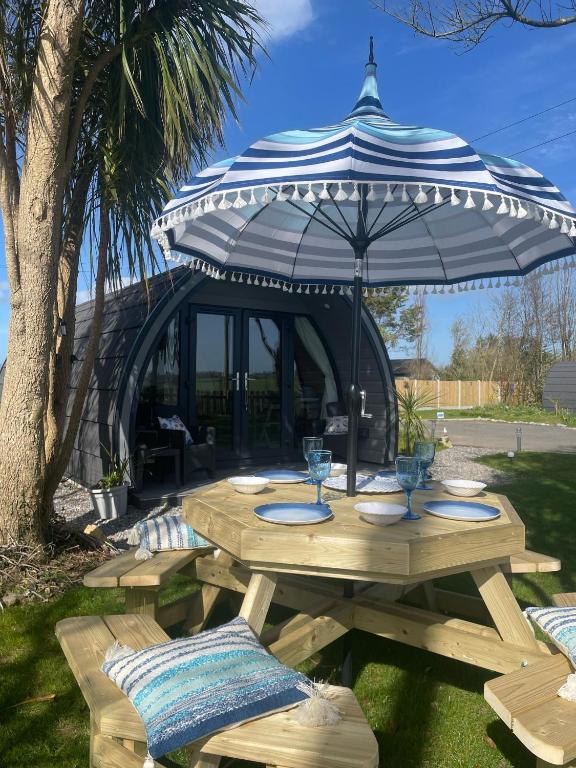 Zahrada ubytování An Faoileán Glamping Pod