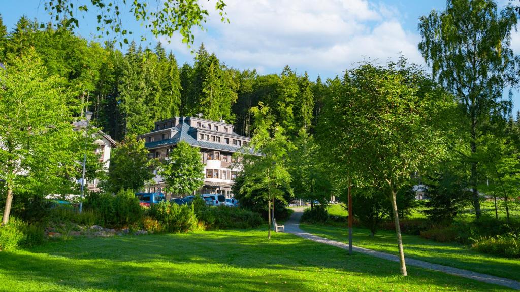 Zahrada ubytování Hotel Soyka