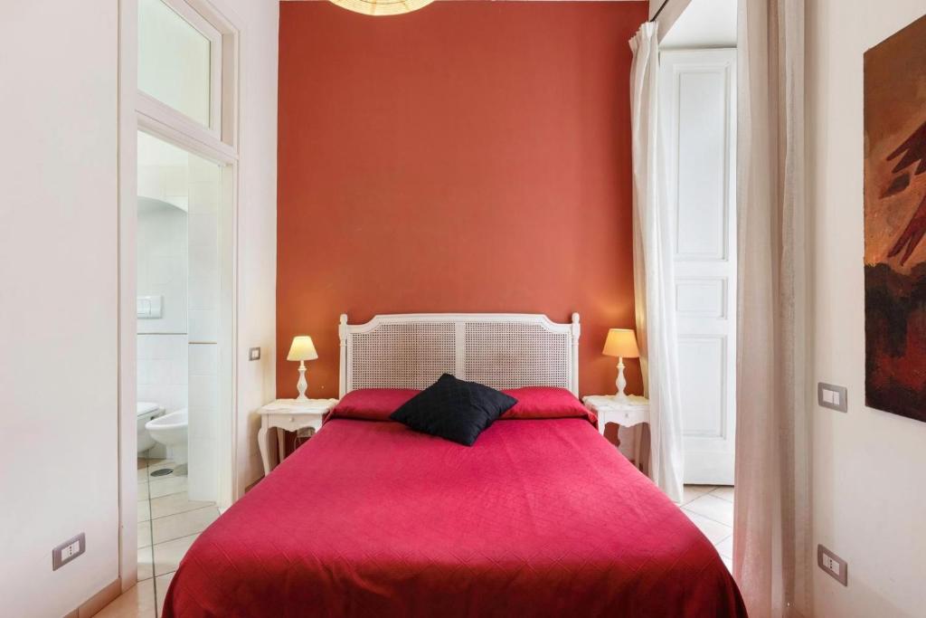 Łóżko lub łóżka w pokoju w obiekcie B&B Verdi