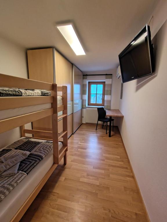 TV a/nebo společenská místnost v ubytování Apartment Weitblick
