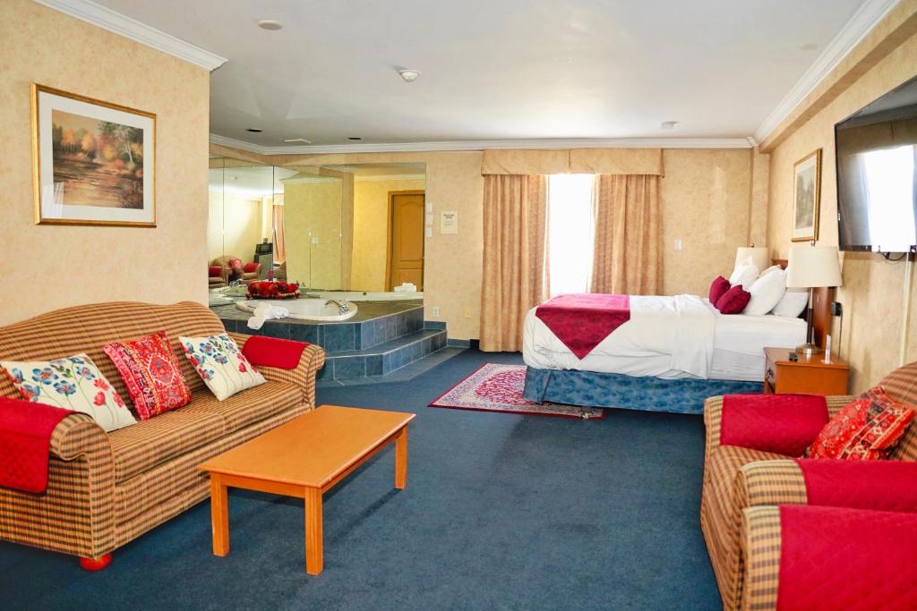 Un lugar para sentarse en The Glengate Hotel & Suites
