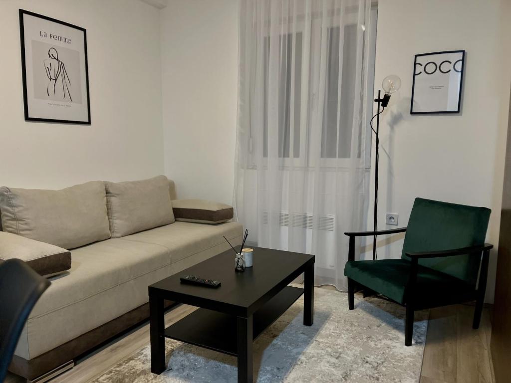 Posezení v ubytování Skandik Luxe Residence