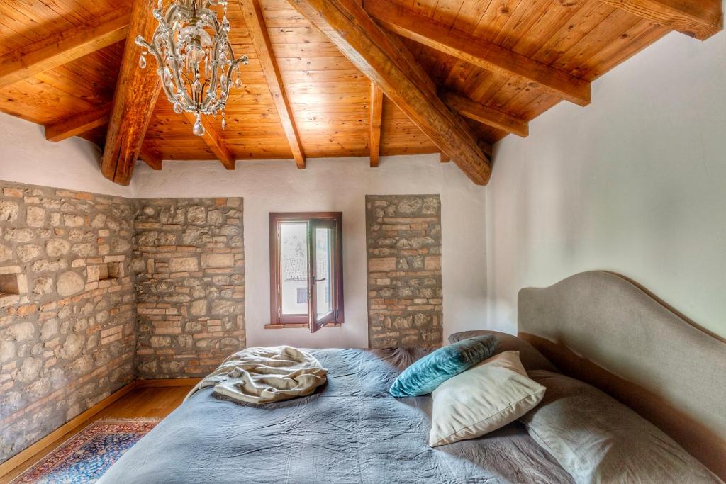 Postel nebo postele na pokoji v ubytování Granaja