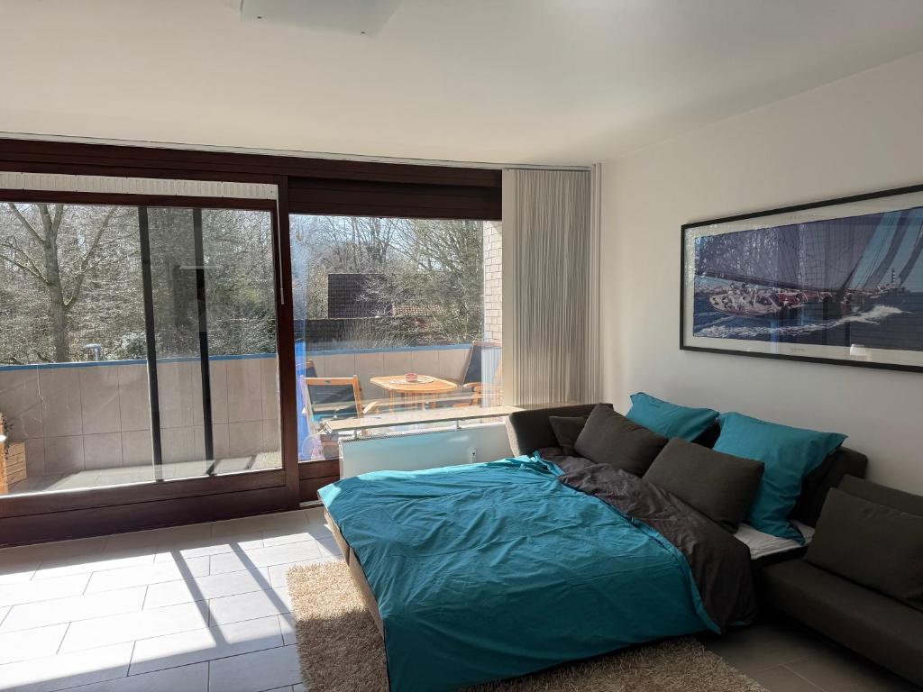 Posezení v ubytování Ferienwohnung Meerzeit Mardorf