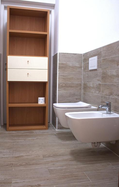 Koupelna v ubytování Casa le siepi