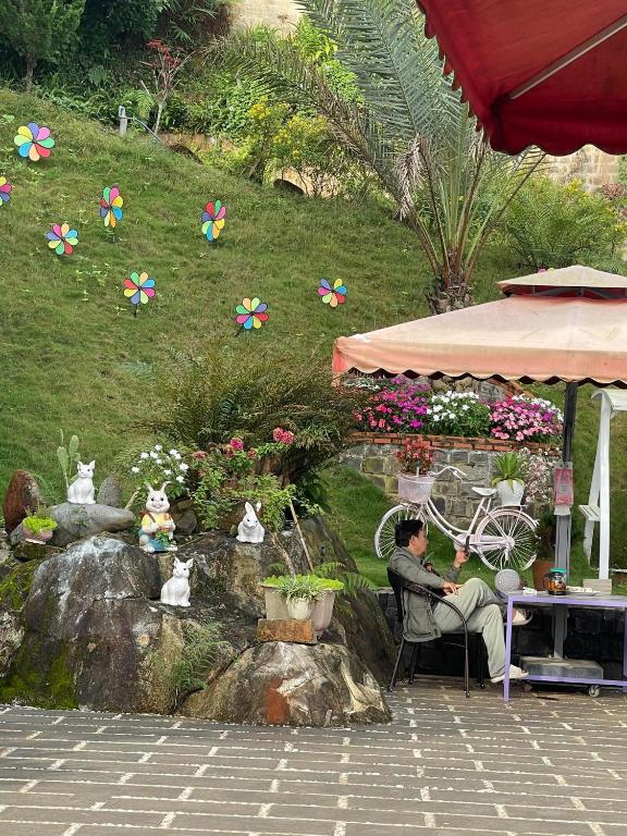 Zahrada ubytování Mỹ Tiên Homestay