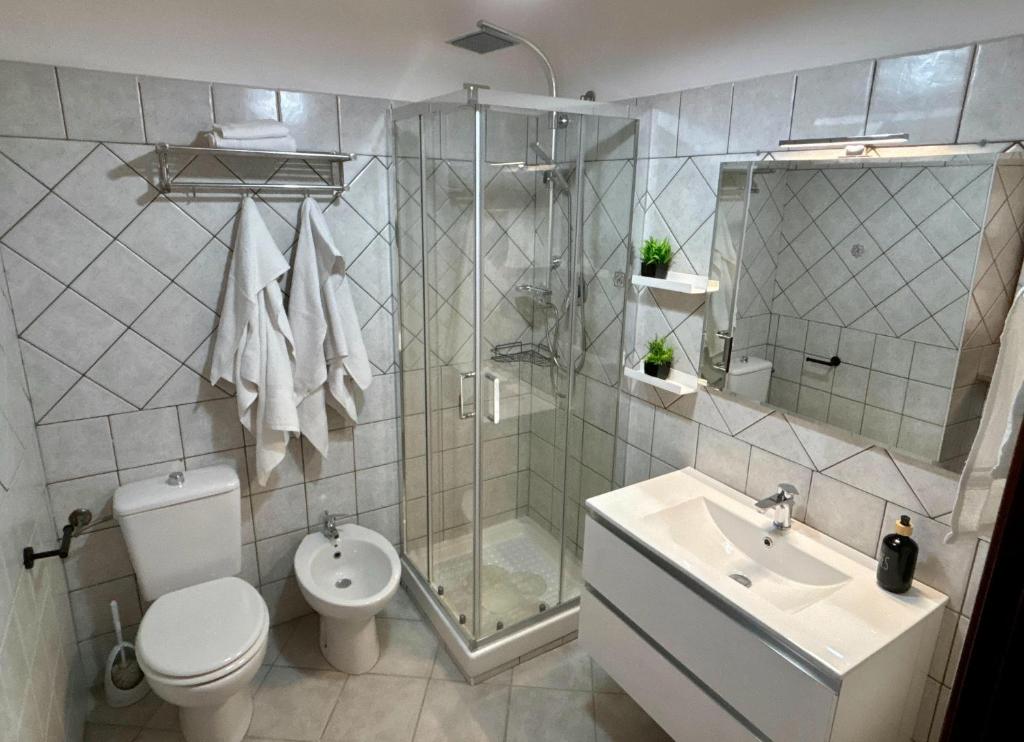 Koupelna v ubytování NewDesign - Apartment in the Heart of Sassari